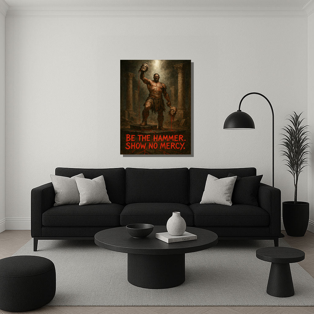 Show No Mercy – Savage Mindset Canvas Wall Art