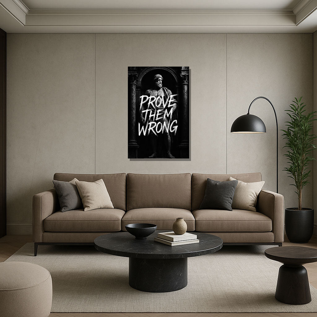 Prove Them Wrong Canvas – Motivational Wall Art for Winners