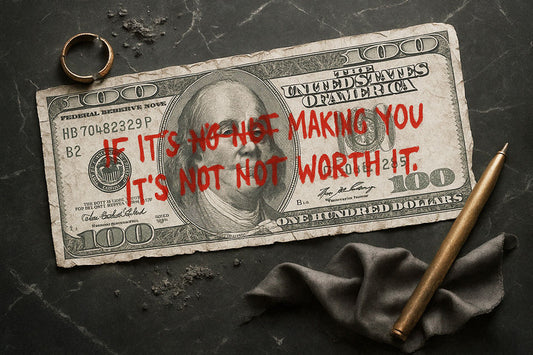 Notes of Power - "If It’s Not Making You, It’s Not Worth It" Canvas Print