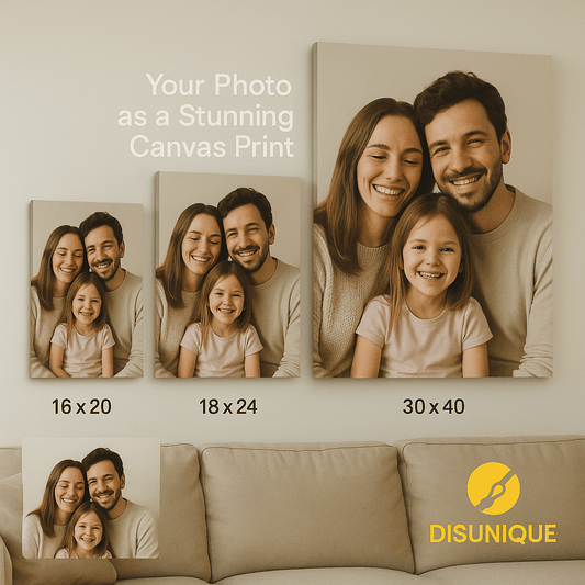 Photo to Canvas Print | Custom Wall Art – Disunique